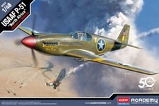 Academy 12338 USAAF P-51 Mustang Mk IA North Africa Plane Kit 1/48 Scale - T48