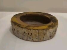 False Dead Log Vivarium Rimmed Water / Feeding Bowl - 12cm L x 9cm W x 4cm H