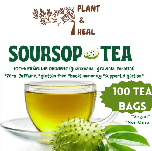 100 soursop tea bags - soursop,