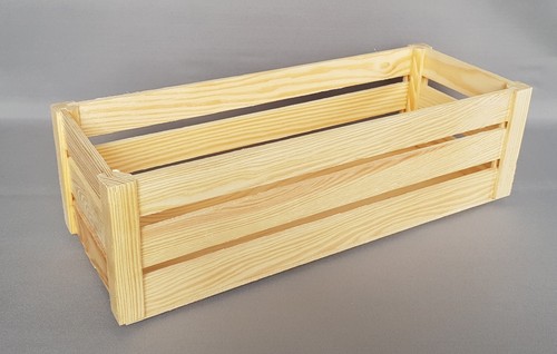 Wooden large crate chest - crate,