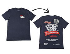 Kelloggs Pop Tarts Mens Navy Tshirt Summer Holiday Casual Wear