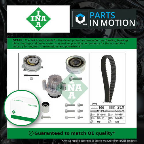Timing belt water pump - timing,