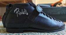 Riedell 126 Black Leather Roller Skate Boots Size 8