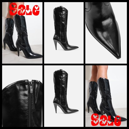 Clearance black shiny size - clearance, 4-8