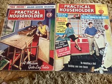 VINTAGE PRACTICAL HOUSEHOLDER MAGAZINES NOVEMBER 1958APRIL 1962 SOLD AS SEEN