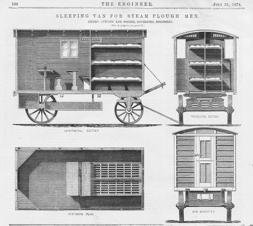 Aveling porter sleeping van - &,
