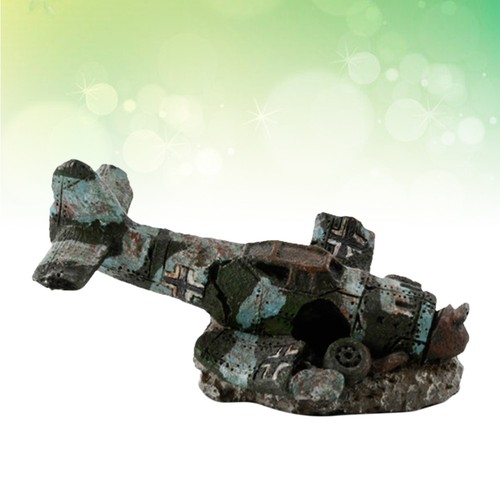 Plane wreck fish tank - plane,
