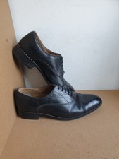 TECNIC  Men's Quality Leather Oxford Shoes Black UK 9 (43) FORMAL DRESS OFFICE 