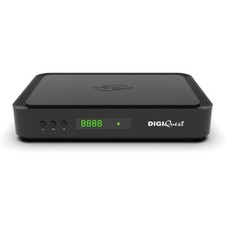 Italian TV in UK Tivusat Digiquest Q90 Tivu Sat 4K UHD Receiver and Active Card