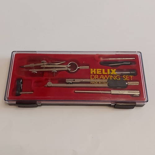 Vintage helix drawing - set, /