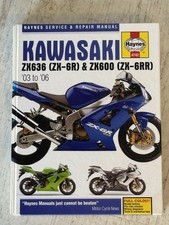 Haynes Manual 4742 - Kawasaki ZX636 (ZX-6R) & ZX600 (ZX-6RR), '03 to '06