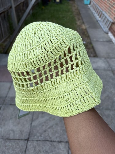 Yellow bucket summer hat m - bucket,