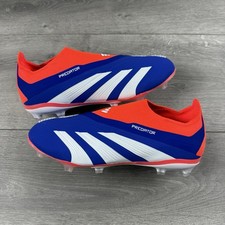 Adidas Predator Elite Laceless Football ‘Blue / Red’ - Size UK 3 / EU 35.5