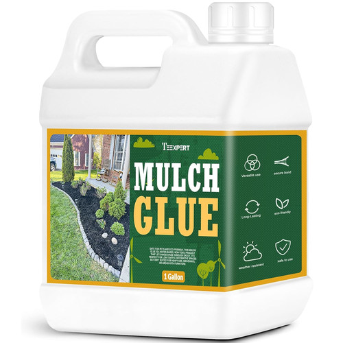 Mulch glue for landscaping - mulch,