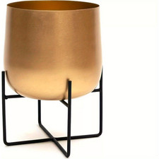 Bronze Vase Gold Metal Planter