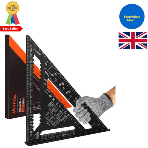 Inch aluminum speed square - 12-inch,