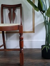 4 Vintage retro midcentury chairs .