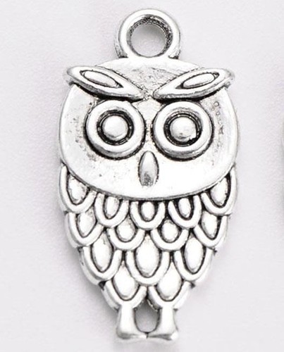 Owl charms pendants - 15,
