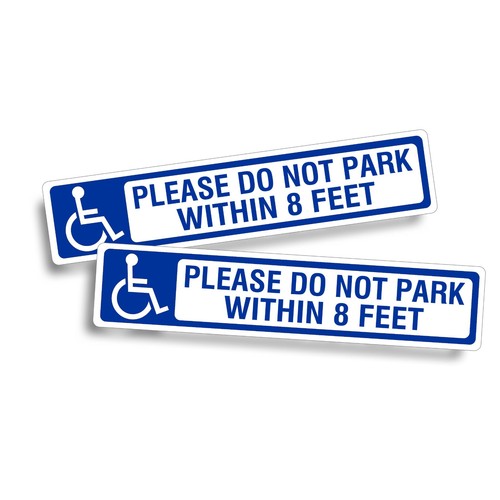 Magnetic sign handicap - magnetic,