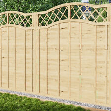 6FT Wooden Garden Fencing Pressure Treated Wood Privacy Timber Yard Fence Panels