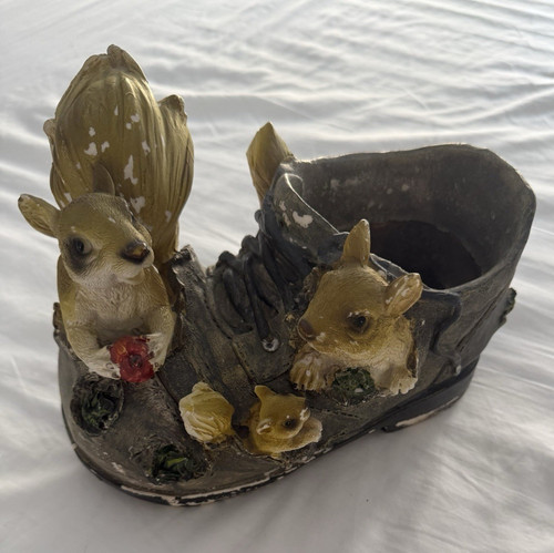 Squirrel figurine shoe - squirrel,