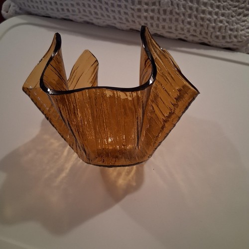 Beautiful vintage amber glass - beautiful,