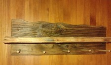 Primitive Wooden Shelf wPegs