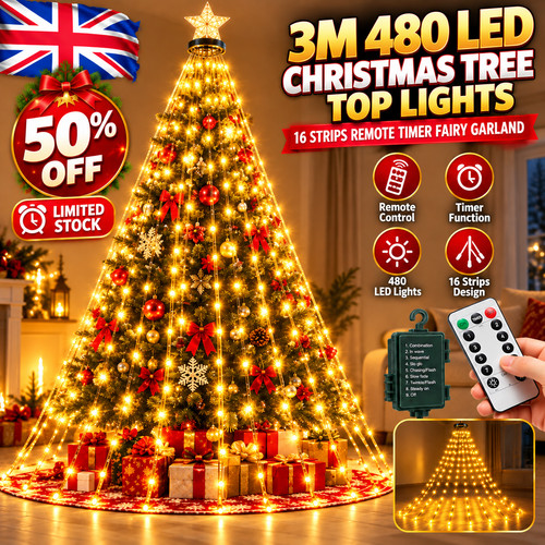 480 led christmas - 3m,
