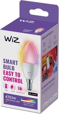 WiZ Smart Colour Candle Light Bulb 40 W Works with Alexa 470lm Dimmable 1-Pcs