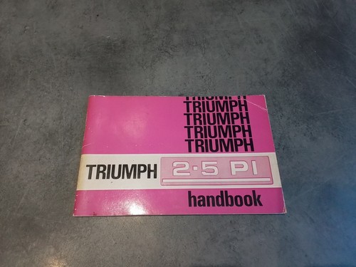 Triumph 5pi mk1 saloon - triumph,