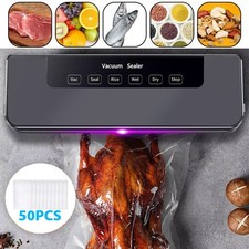 Vacuum Food Sealer Automatic Manual Sealer Dry Wet Pack Machine with Vac 50 Bags