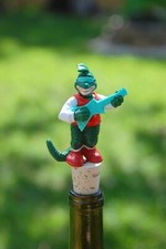 Robbie Dinosaur Wine Bottle Stopper Guitar Rocker Sinclair Disney