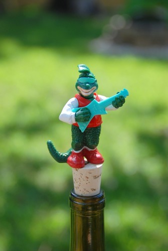 Robbie dinosaur wine bottle - robbie,