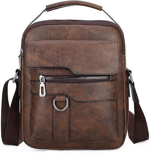 Men brown leather multi - men, multi-use