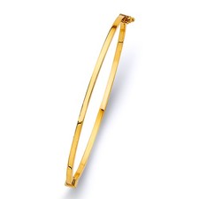 SOLID 14k Yellow Gold 2mm