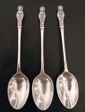 Set x 3 Antique Silver Apostle