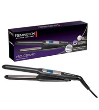Remington Pro Extra Slim Hair Straightener,9 Settings & Ceramic Coating-S5515