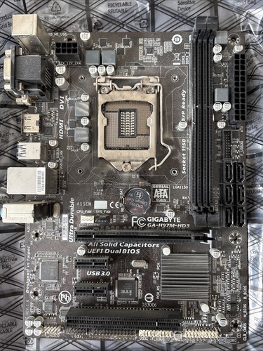 Gigabyte h97m hd3 intel h97 - gigabyte, h97m-hd3