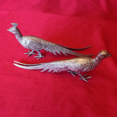 Pair vintage silver plated - vintage,