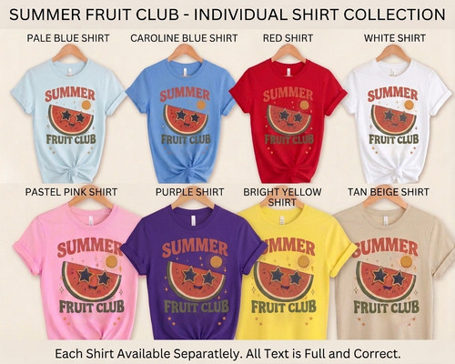 Summer fruit club graphic - summer,