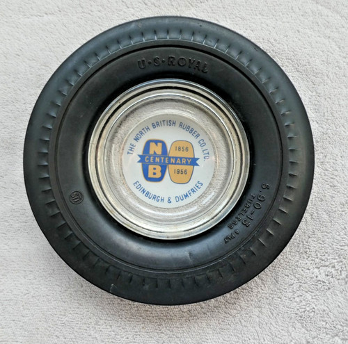 Royal tyre ashtray with - u.s.,