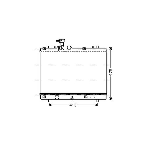 Radiator sz2137 ava - radiator, 1770069l00