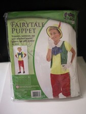 Children's Fancy Dress Fairytale Puppet Costume Size Medium 6 - 8 Fun Shack NOS