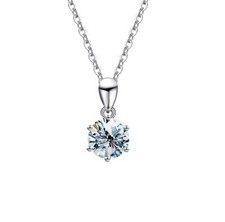 1ct Necklace Pendant White