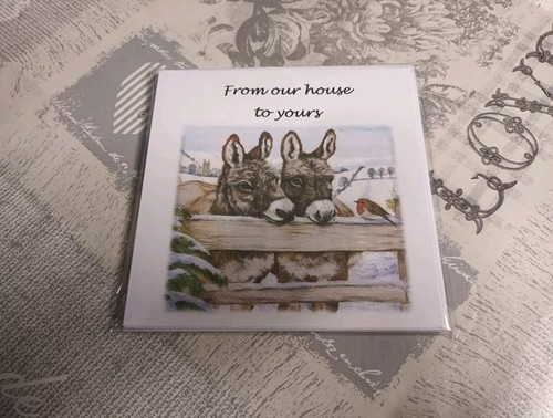 Donkey christmas cards - donkey,