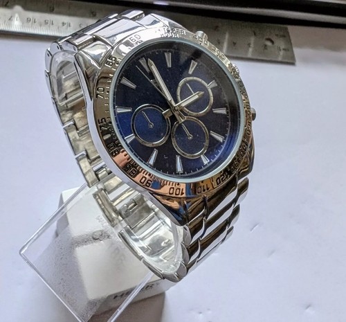 Spirit mens blue dial silver - mens,