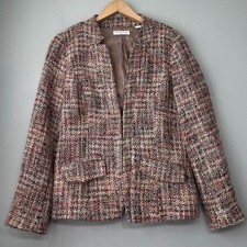 Wool Tweed Blazer Size 8 Light