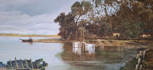 Original large oil painting - large,