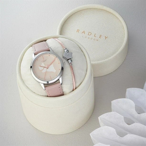 Avon pink leather radley watch - leather,