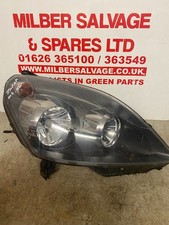 VAUXHALL ZAFIRA GREY DRIVERS O/S SIDE HEADLIGHT LAMP RHD 2006 MISSING BRACKET